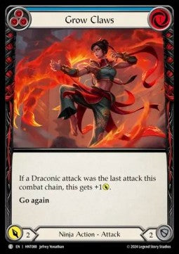 Grow Claws (Blue) [HNT088] (The Hunted) Regular