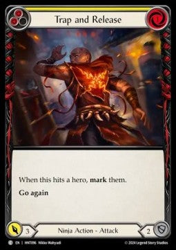 Trap and Release (Yellow) [HNT096] (The Hunted) Rainbow Foil