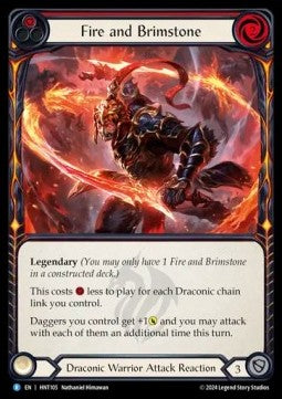 Fire and Brimstone [HNT105] (The Hunted) Rainbow Foil