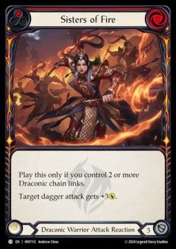 Sisters of Fire [HNT112] (The Hunted) Rainbow Foil