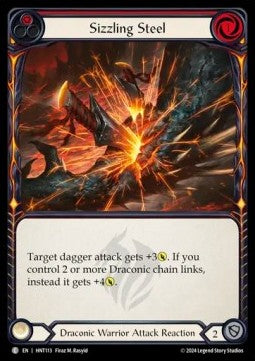 Sizzling Steel [HNT113] (The Hunted) Rainbow Foil