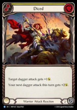 Diced (Yellow) [HNT120] (The Hunted) Rainbow Foil