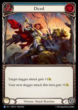 Diced (Blue) [HNT121] (The Hunted) Rainbow Foil