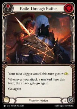 Knife through Butter (Red) [HNT134] (The Hunted) Rainbow Foil