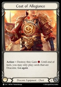 Coat of Allegiance [HNT148] (The Hunted) Cold Foil