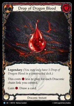 Drop of Dragon Blood [HNT155] (The Hunted) Rainbow Foil