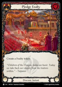 Pledge Fealty [HNT164] (The Hunted) Rainbow Foil