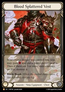Blood Splattered Vest (Extended Art) [HNT168] (The Hunted) Cold Foil