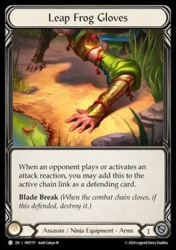 Leap Frog Gloves [HNT171] (The Hunted) Cold Foil