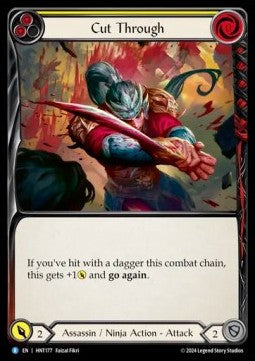 Cut Through (Yellow) [HNT177] (The Hunted) Rainbow Foil