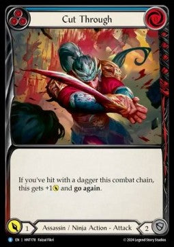 Cut Through (Blue) [HNT178] (The Hunted) Rainbow Foil