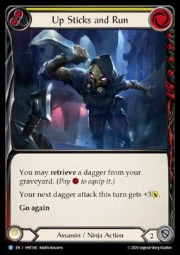 Up Sticks and Run (Yellow) [HNT180] (The Hunted) Rainbow Foil