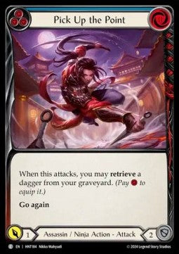 Pick Up the Point (Blue) [HNT184] (The Hunted) Rainbow Foil