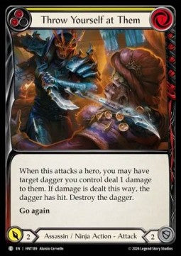 Throw Yourself at Them (Yellow) [HNT189] (The Hunted) Regular