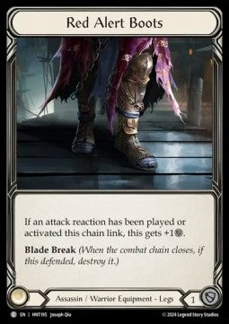 Red Alert Boots [HNT195] (The Hunted) Cold Foil
