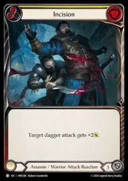 Incision (Yellow) [HNT206] (The Hunted) Rainbow Foil