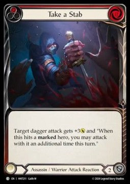 Take a Stab (Red) [HNT211] (The Hunted) Regular