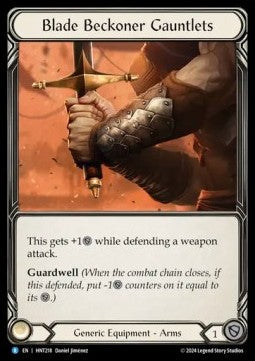 Blade Beckoner Gauntlets [HNT218] (The Hunted) Cold Foil