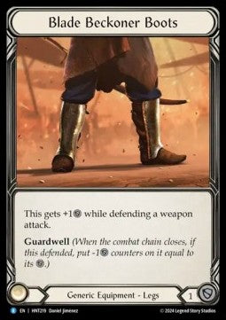 Blade Beckoner Boots [HNT219] (The Hunted) Cold Foil