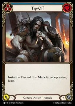 Tip-Off (Blue) [HNT234] (The Hunted) Rainbow Foil