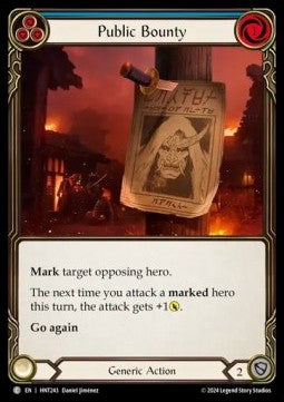 Public Bounty (Blue) [HNT243] (The Hunted) Rainbow Foil