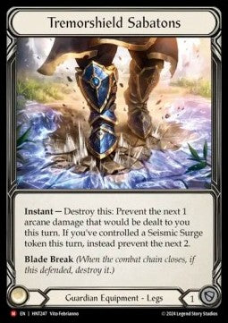 Tremorshield Sabatons [HNT247] (The Hunted) Cold Foil