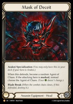 Mask of Deceit [HNT011] (The Hunted) Rainbow Foil