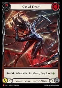 Kiss of Death (Extended Art) [HNT012] (The Hunted) Cold Foil