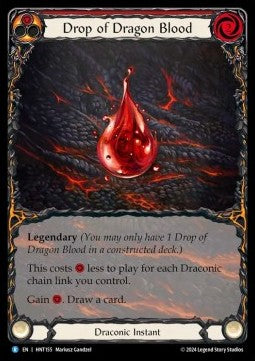 Drop of Dragon Blood (Extended Art) [HNT155] (The Hunted) Rainbow Foil