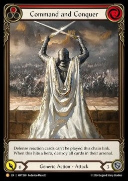 Command and Conquer (Extended Art) [HNT260] (The Hunted) Rainbow Foil