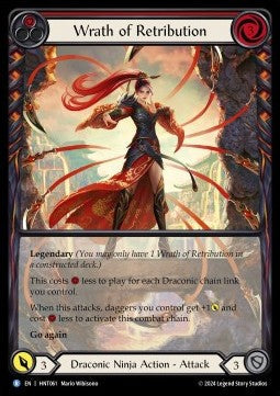 Wrath of Retribution (Extended Art) [HNT061] (The Hunted) Rainbow Foil