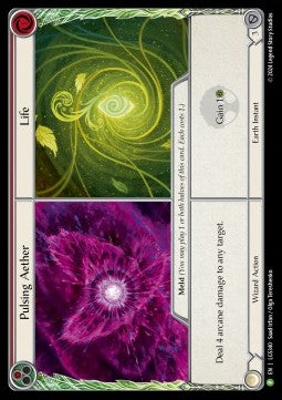 Pulsing Aether // Life [LGS340] (LGS Promos) Cold Foil