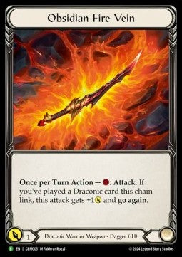 Obsidian Fire Vein [FAB005] (FAB Promos) Cold Foil