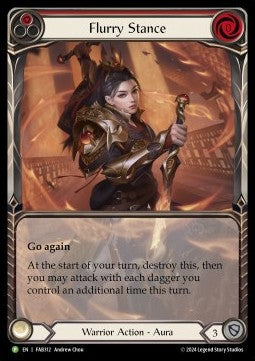 Flurry Stance (Extended Art) [FAB312] (FAB Promos) Rainbow Foil