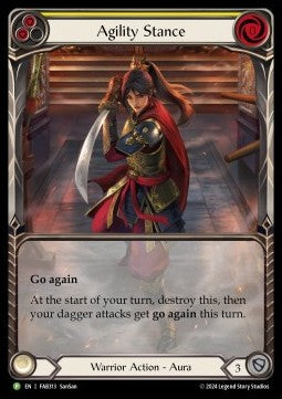 Agility Stance (Extended Art) [FAB313] (FAB Promos) Rainbow Foil