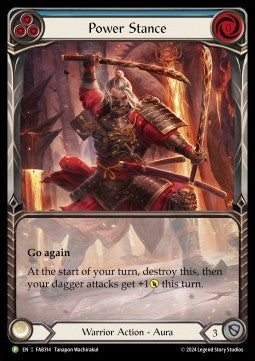 Power Stance (Extended Art) [FAB314] (FAB Promos) Rainbow Foil