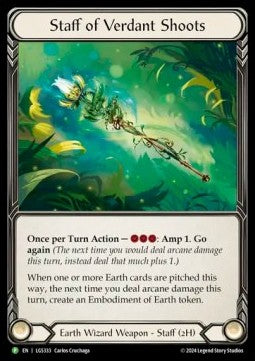 Staff of Verdant Shoots [LGS333] (LGS Promos) Rainbow Foil
