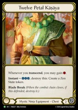 Twelve Petal Kasaya [FAB227] (FAB Promos) Gold Cold Foil