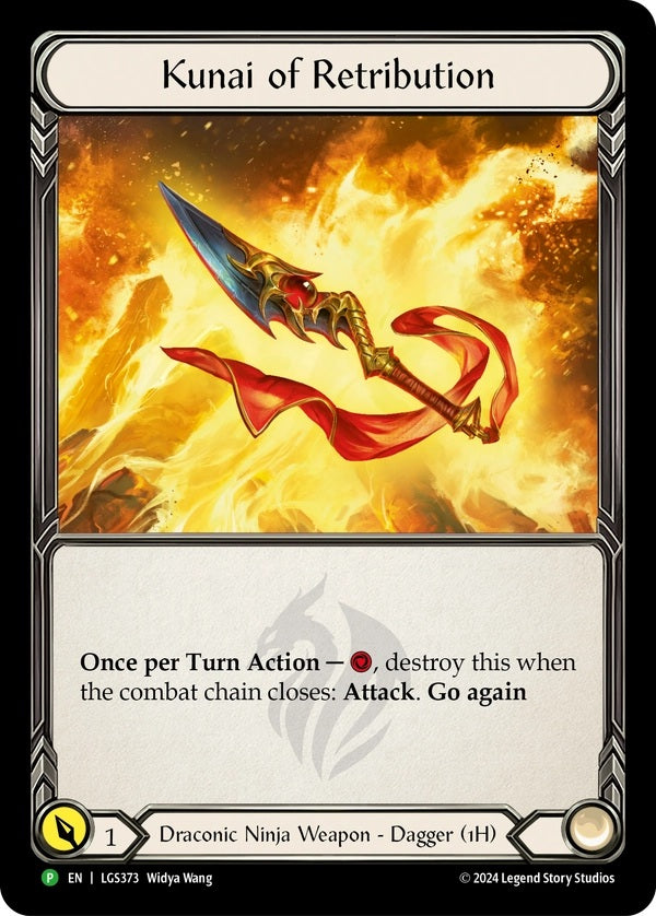 Kunai of Retribution [LGS373] (LGS Promos) Rainbow Foil