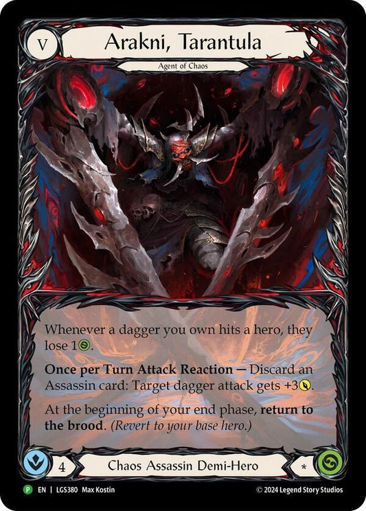 Arakni, Tarantula [LGS380] (LGS Promos) Rainbow Foil