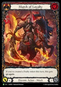 March of Loyalty (Extended Art) [GEM016] (GEM Pack Promos) Rainbow Foil