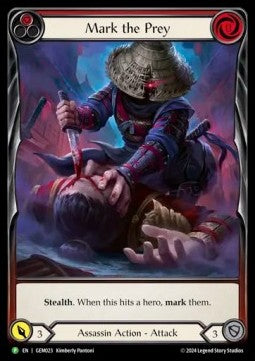 Mark the Prey (Red) (Extended Art) [GEM023] (GEM Pack Promos) Rainbow Foil