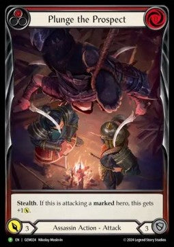Plunge the Prospect (Red) (Extended Art) [GEM024] (GEM Pack Promos) Rainbow Foil