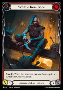 Whittle from Bone (Red) (Extended Art) [GEM026] (GEM Pack Promos) Rainbow Foil