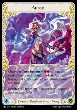 Aurora [AUA001] (Rosetta - Aurora Blitz Deck) Rainbow Foil