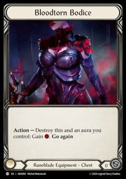 Bloodtorn Bodice [AUA004] (Rosetta - Aurora Blitz Deck) Regular