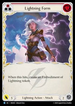 Lightning Form (Red) [AUA012] (Rosetta - Aurora Blitz Deck) Regular