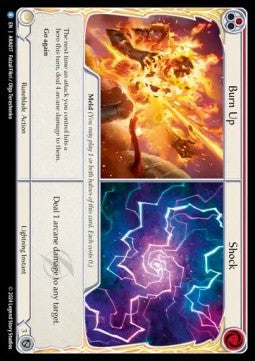 Burn Up // Shock [AUA017] (Rosetta - Aurora Blitz Deck) Regular