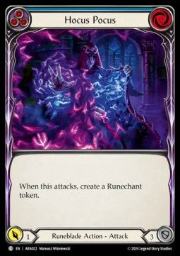 Hocus Pocus (Blue) [AUA022] (Rosetta - Aurora Blitz Deck) Regular