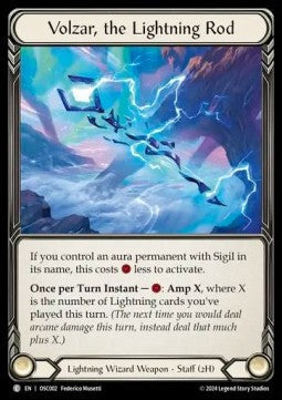 Volzar, the Lightning Rod [OSC002] (Rosetta - Oscilio Blitz Deck) Regular